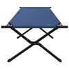 vidaXL F&auml;llbar Camping S&auml;ng 2 pcs Bl&aring; 210 x 80 x 46 cm Oxford tyg