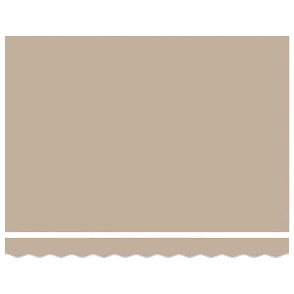 vidaXL Utf&auml;llbar markis Beige 350 x 250 cm Polyester och metall