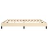 vidaXL Boxspring-s&auml;ngram gr&auml;ddvit 200x200 cm tyg