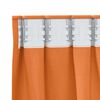 vidaXL M&ouml;rkl&auml;ggningsgardiner med Ringar 2 pcs Orange 175 x 140 cm