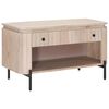 vidaXL Skob&auml;nk 85 x 37 x 48 cm Massivt mangotr&auml; och konstruerat tr&auml;