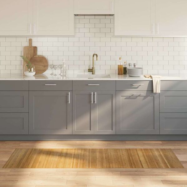 vidaXL Matta rektangul&auml;r naturlig 60x200 cm bambu