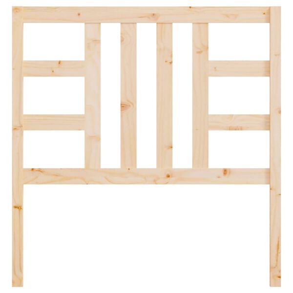 vidaXL Sänggavel 106x4x100 cm massiv furu