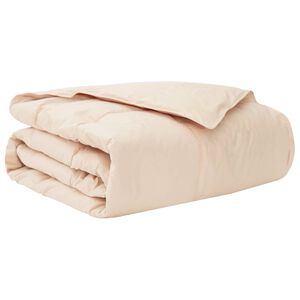 vidaXL Sommar Duvet Beige 135 x 200 cm 100% Naturlig Kapok