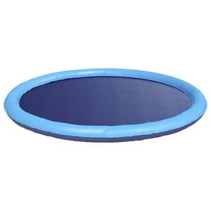 vidaXL Sprutmatta f&ouml;r barn och hundar Bl&aring; &Oslash;150 x 10 cm PVC