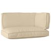 vidaXL Pallkuddset 3 pcs Beige Oxford Tyg
