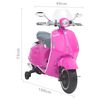 vidaXL Elektrisk vespa för barn GTS300 rosa