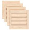 vidaXL Sk&aring;pluckor lamelldesign 4 st 39,5x39,4 cm massiv furu