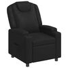 vidaXL Reclinerf&aring;t&ouml;lj Svart 75 x 95 x 106 cm Tyg