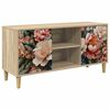 vidaXL TV-sk&aring;p BORNE 102 x 33 x 50 cm Sonoma-ek Konstruerat tr&auml;