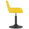 vidaXL Barstol senapsgul sammet