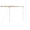 vidaXL Husvagnsmarkis 2,4x3x2,15 m beige