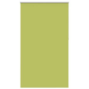 vidaXL Rullgardin m&ouml;rkl&auml;ggning blad gr&ouml;n 140x210 cm tyg bredd 136,6 cm
