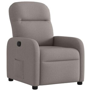 vidaXL Reclinerf&aring;t&ouml;lj taupe tyg