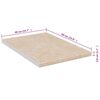 vidaXL B&auml;nkskiva beige med marmorm&ouml;nster 40x60x2,8 cm sp&aring;nskiva
