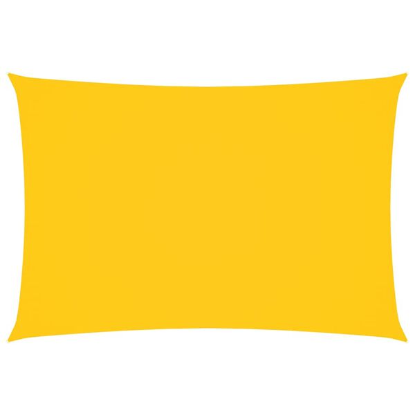 vidaXL Solsegel oxfordtyg rektangul&auml;rt 3x5 m gul
