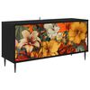 vidaXL TV-sk&aring;p GENNEP 102 x 33 x 51 cm Svart ek Konstruerat tr&auml;