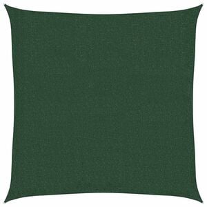 vidaXL Solsegel 160 g/m&sup2; m&ouml;rkgr&ouml;n 2x2 m HDPE