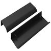 vidaXL Handtag 725 st Svart 120 x 39.6 x 17 mm Aluminium