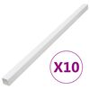 vidaXL Kabelkanal 60x60 mm 10 m PVC