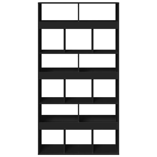 vidaXL Rumsavdelare svart 100x33x187,5 cm konstruerat tr&auml;