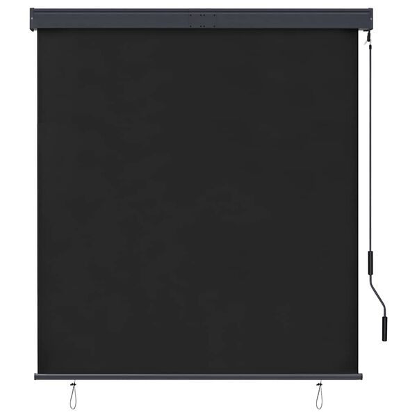 vidaXL Rullgardin utomhus 140x250 cm antracit