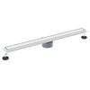 vidaXL Duschavlopp 2-i-1 med 360&deg; Siphon Silver 90 cm