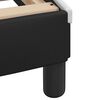 vidaXL Bed Frame "Viana" without Mattress Black and White 200x200 cm Faux Leather