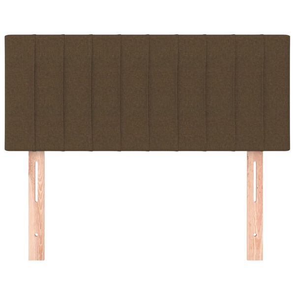 vidaXL S&auml;nggavel m&ouml;rkbrun 90x5x78/88 cm tyg