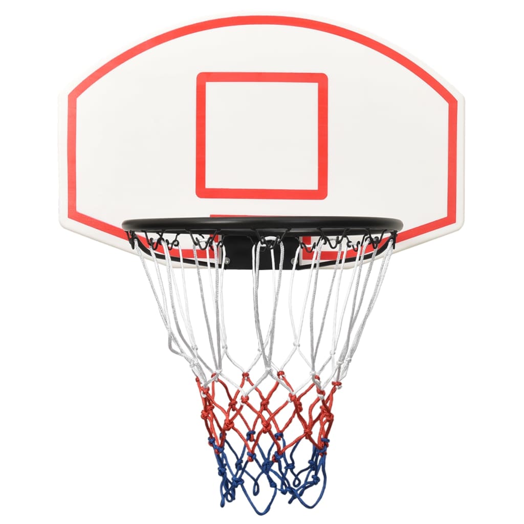vidaXL Basketplatta vit 71x45x2 cm polyeten