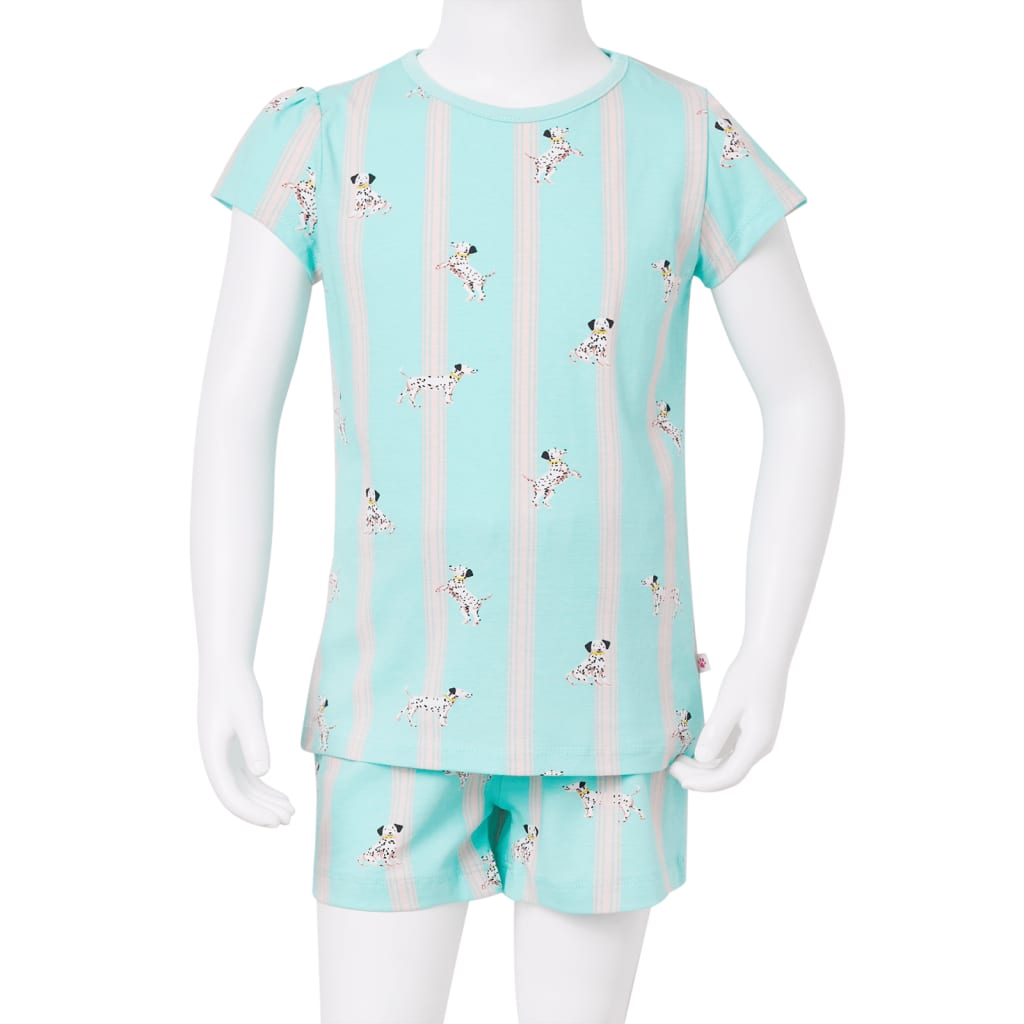 Barnpyjamas med korta ärmar för barn ecru 92