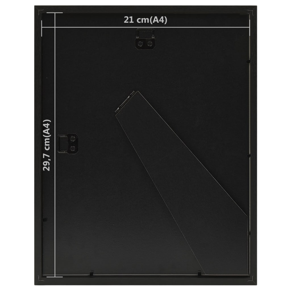 vidaXL Fotoramar 3D 3 st svart 21x29,7 cm för 15x20 cm foto