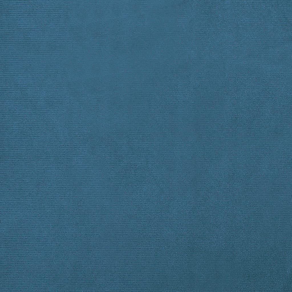 vidaXL Barnsoffa blå 100x50x26 cm sammet