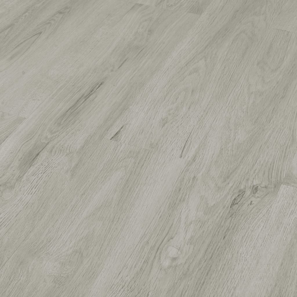 vidaXL Självhäftande golvplankor 4,46 m² 3 mm PVC ljusgrå