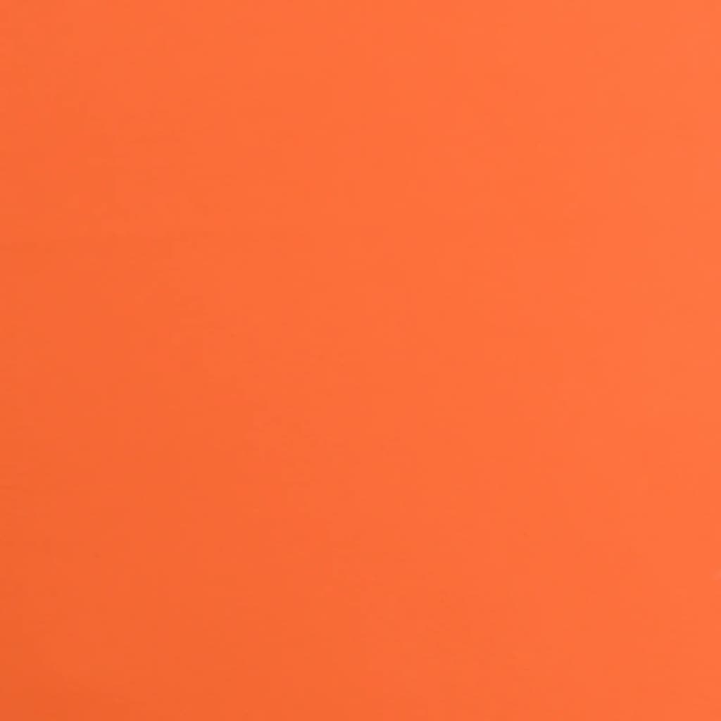 vidaXL Snurrbara matstolar 6 st orange konstläder