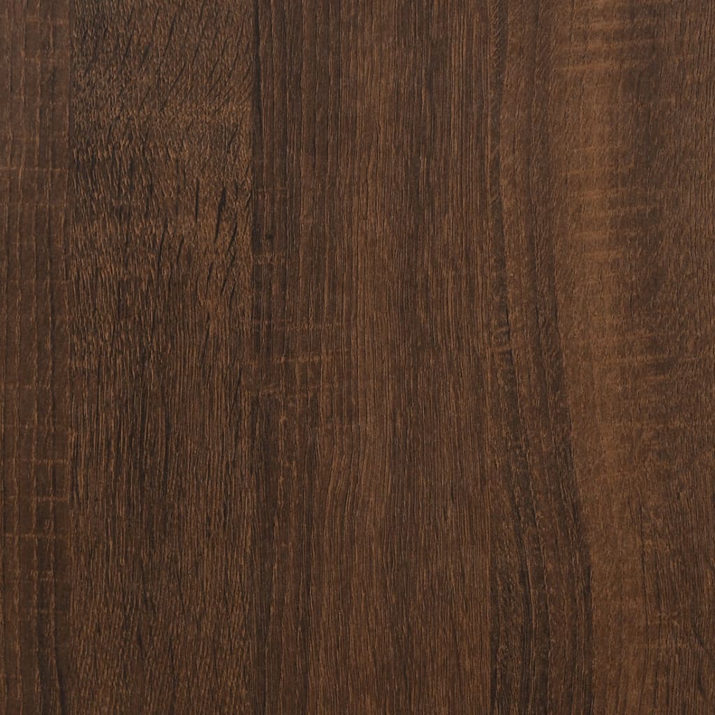 vidaXL Byrå brun ek 60x35x70 cm konstruerat trä