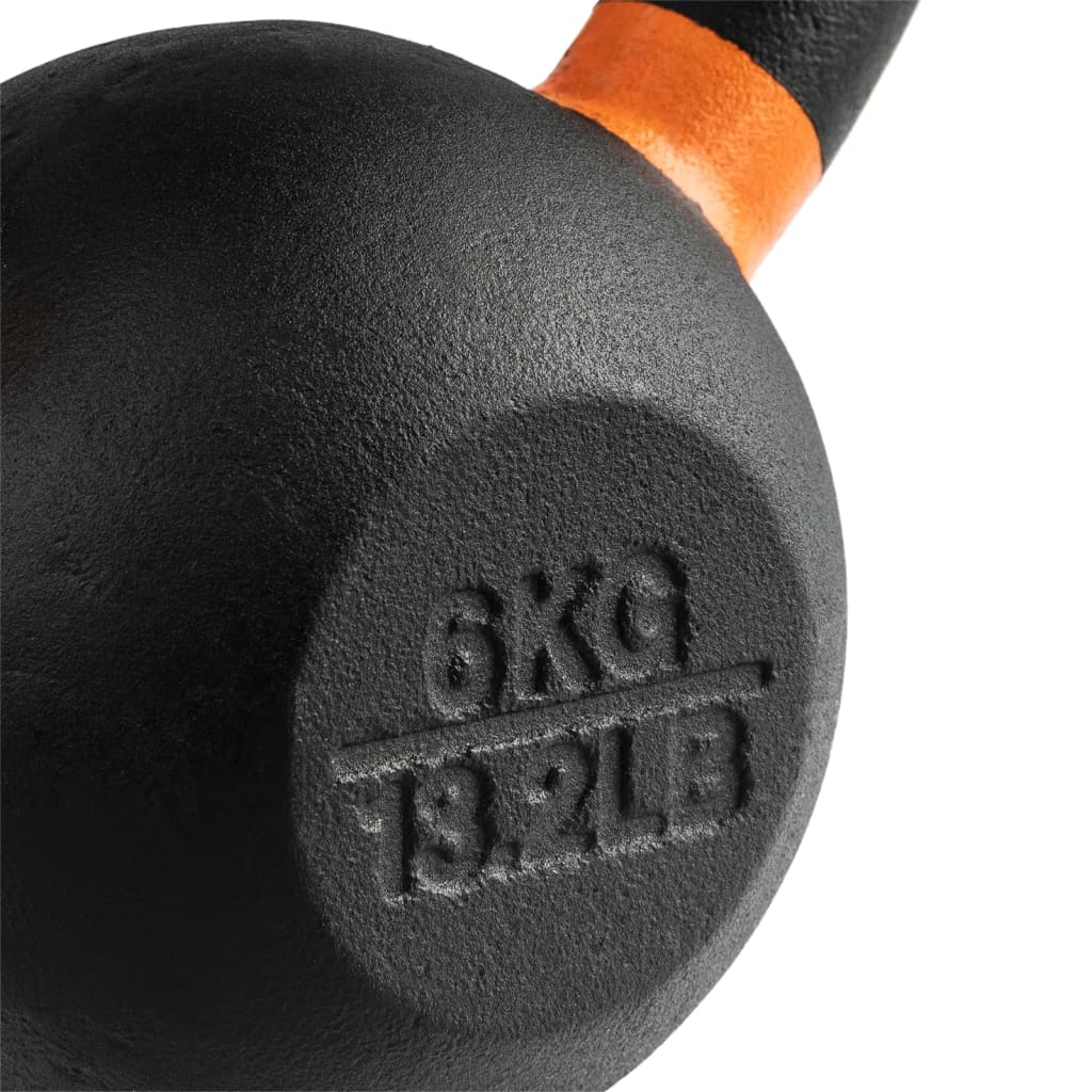 Wonder Core Kettlebell Power Coting 6 kg svart och orange