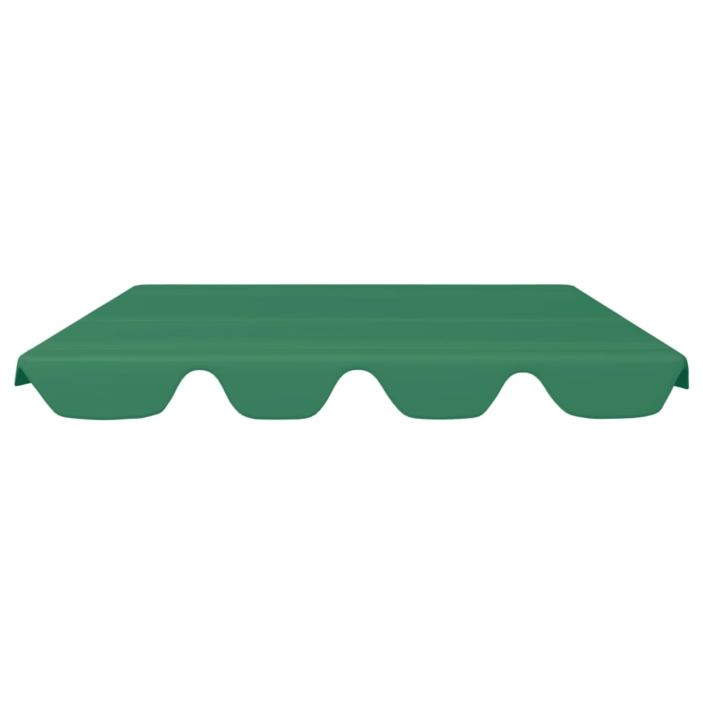 vidaXL Reservtak för hammock grön 188/168x145/110 cm