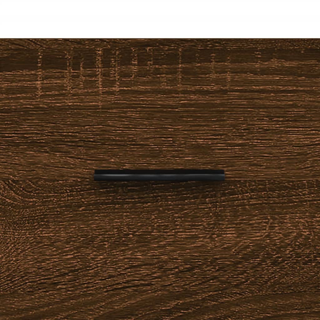 vidaXL Skobänk brun ek 102x35x55 cm konstruerat trä