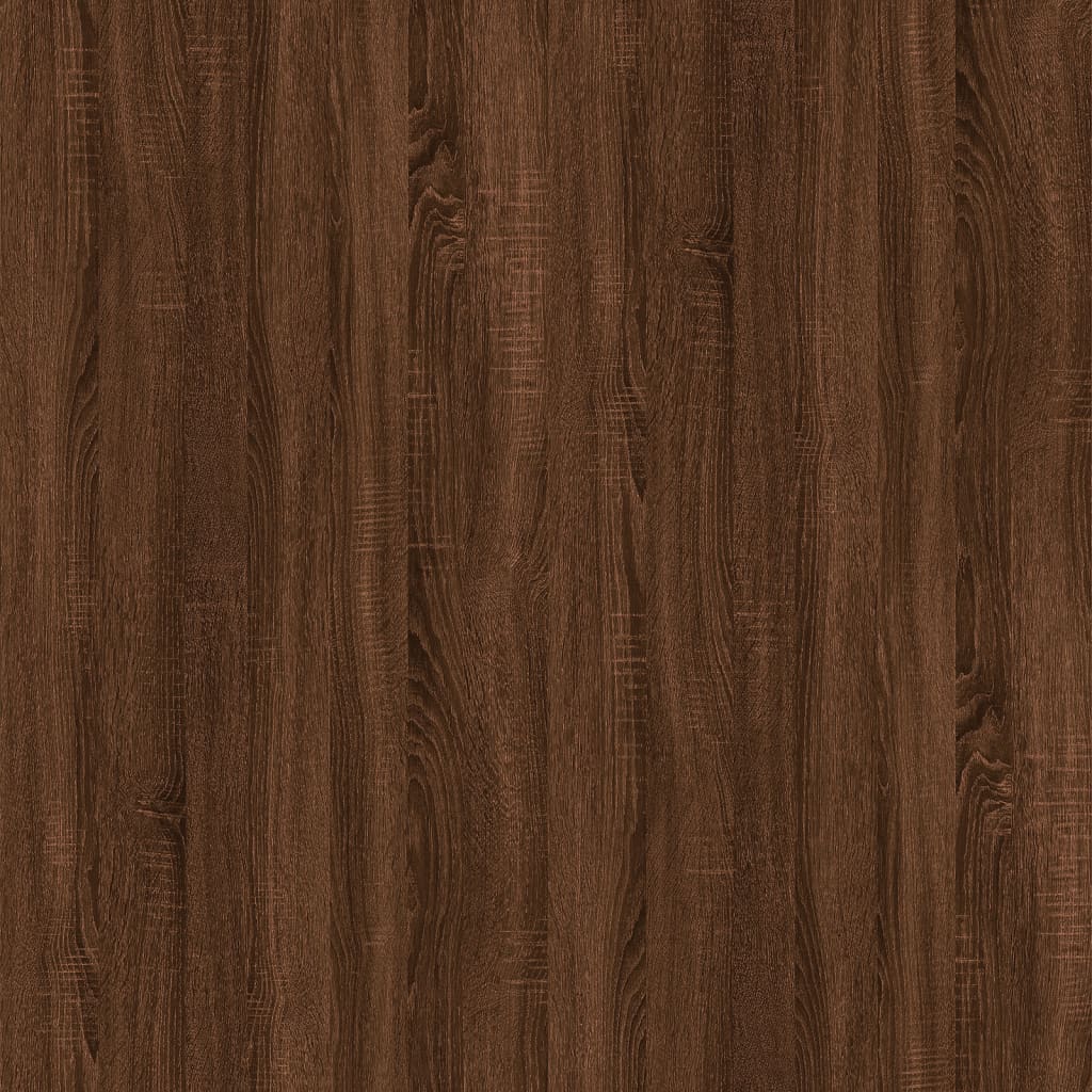 vidaXL Soffbord brun ek 60x44,5x45 cm konstruerat trä