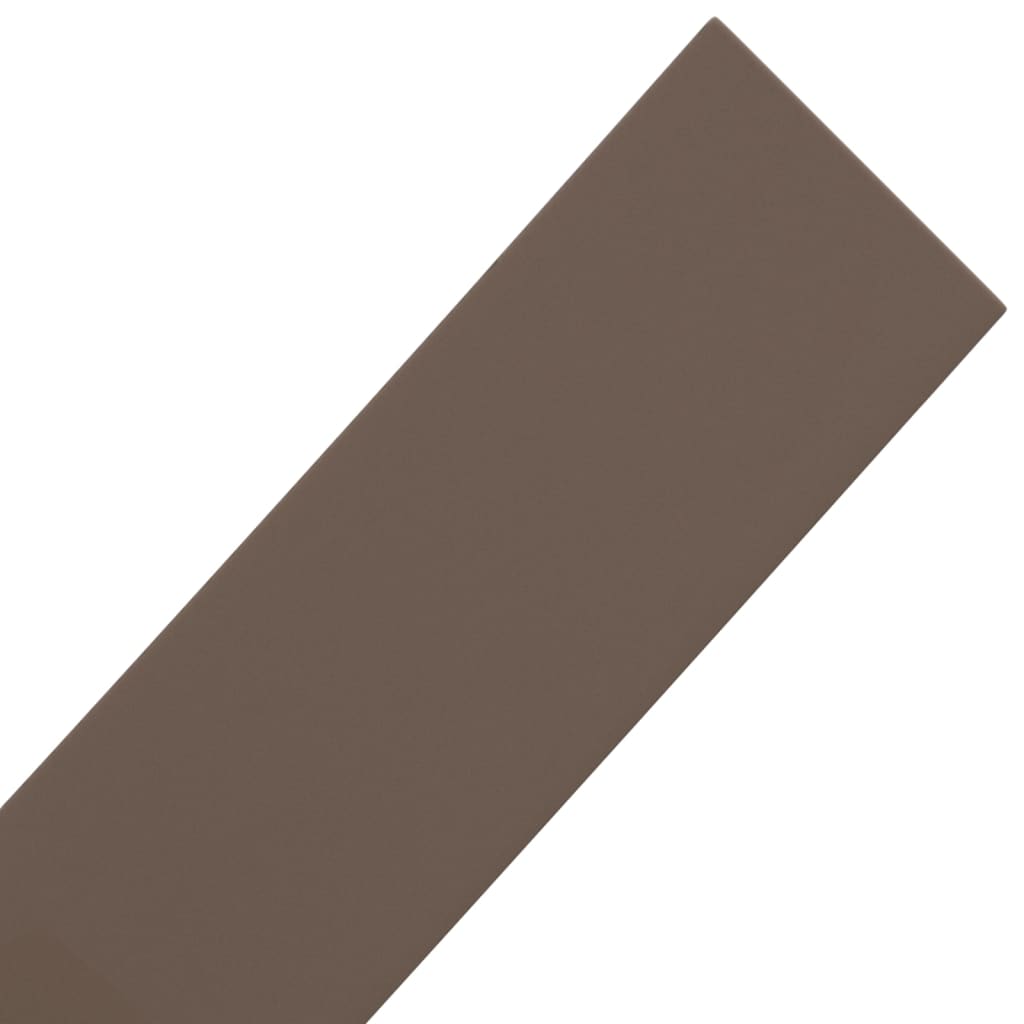 vidaXL Rabattkant brun 10 m 10 cm polyeten