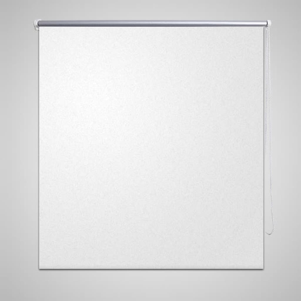 vidaXL Rullgardin för mörkläggning 80 x 230 cm vit