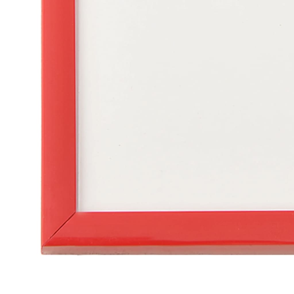 vidaXL Fotoramar 5 st för vägg eller bord röd 50x60 cm MDF