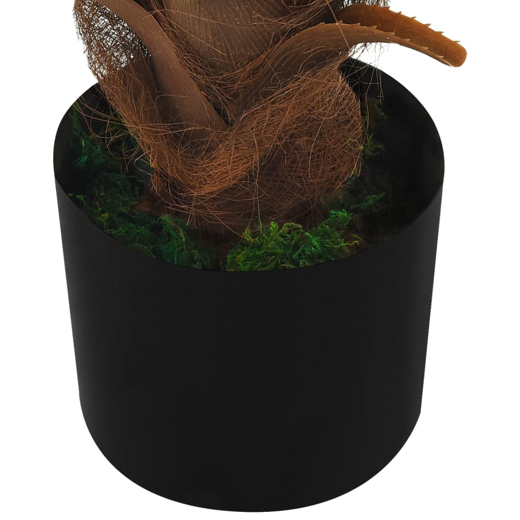 vidaXL Konstväxt kottepalm med kruka 140 cm grön