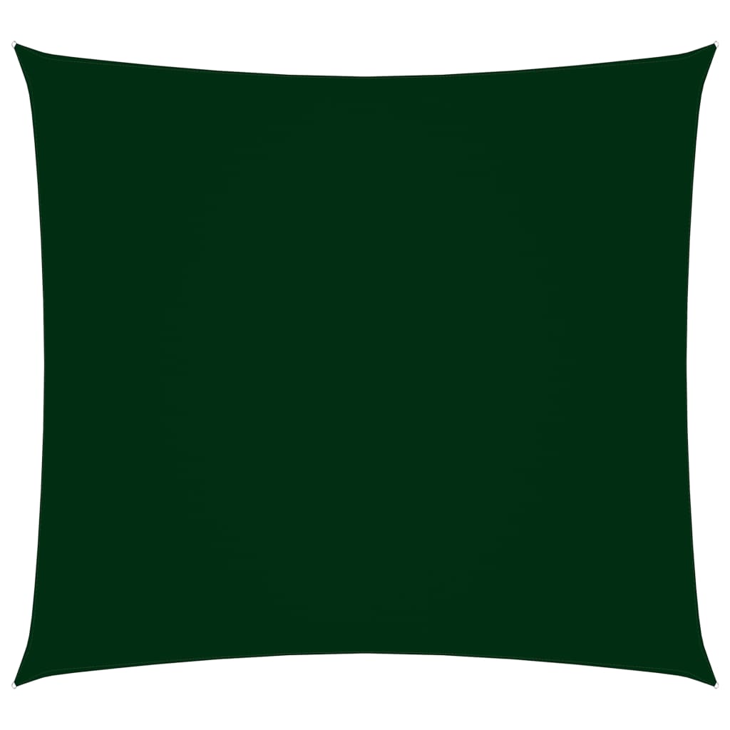 vidaXL Solsegel oxfordtyg fyrkantigt 2x2 m mörkgrön