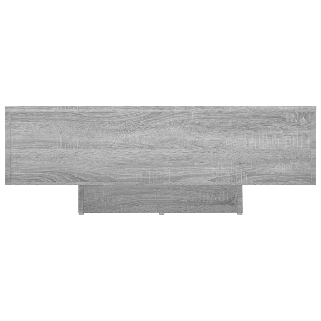 vidaXL Soffbord grå sonoma 85x55x31 cm konstruerat trä