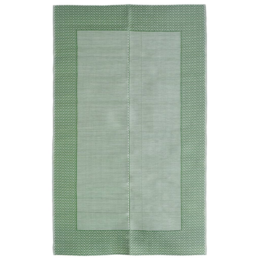 vidaXL Utomhusmatta grön 120x180 cm PP