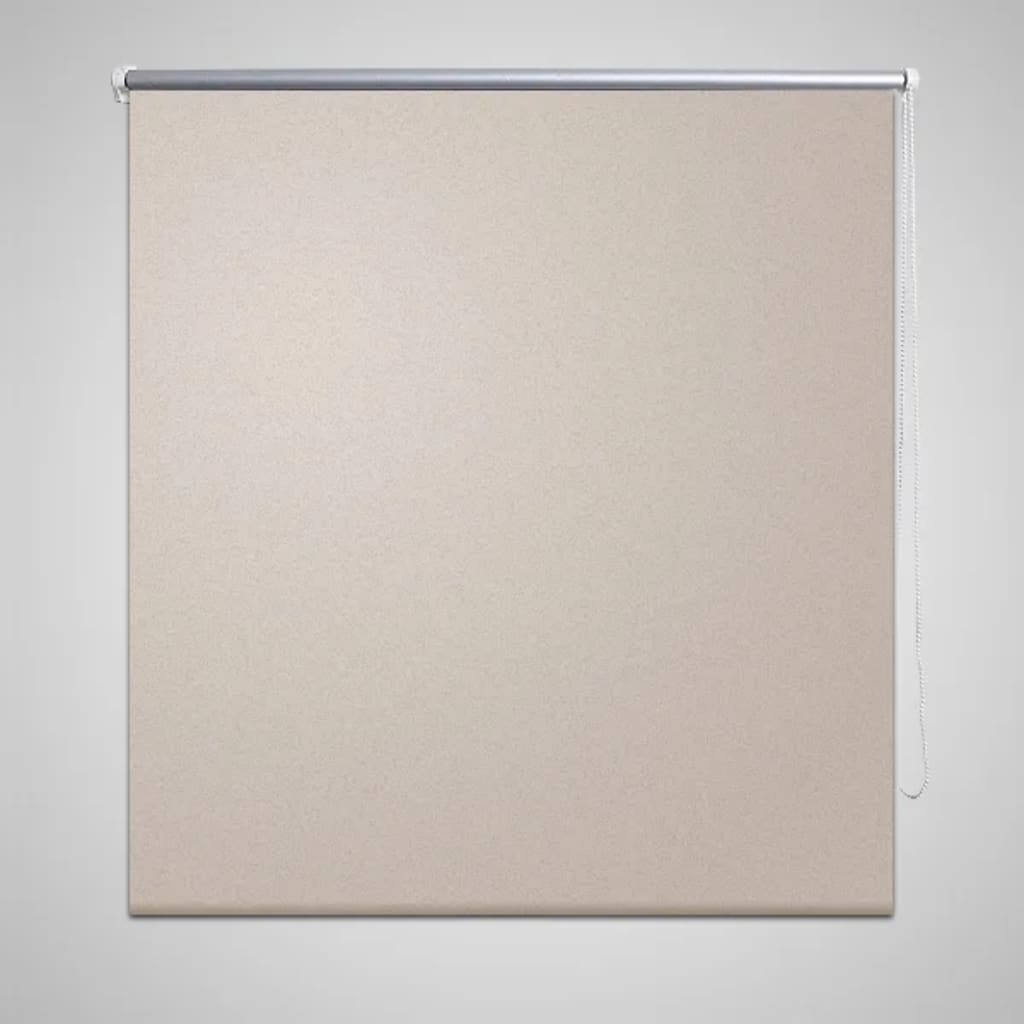 Rullgardin beige 100 x 230 cm mörkläggande