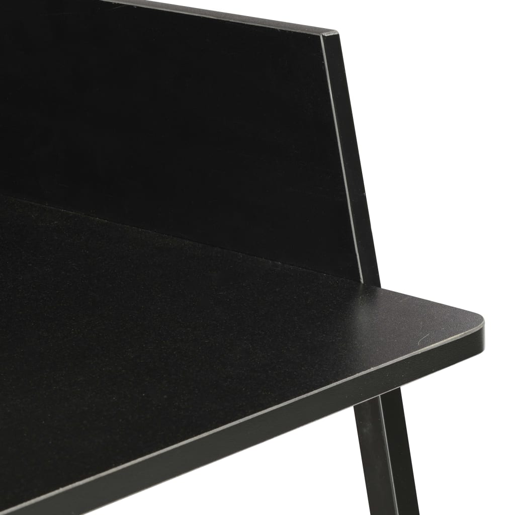 vidaXL Skrivbord svart 90x60x88 cm