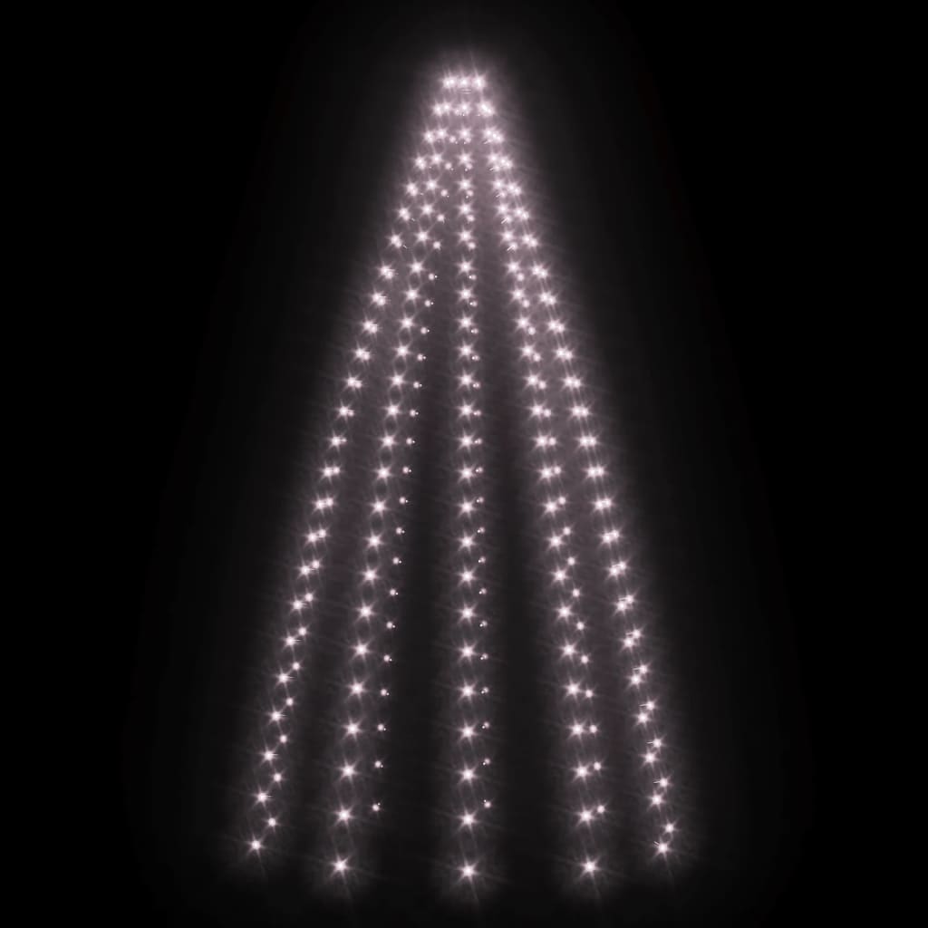 vidaXL Ljusnät för julgran 250 LED 250 cm